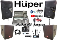 Paket Huper Js10 15 Inch Mixer 8 Channel 2 Subwoofer 15'' Champion 1