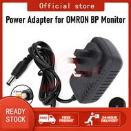 Power Supply Adapter Charger For Omron BP Monitor DC 6V 4mm 4.0mm x 1.7mm
