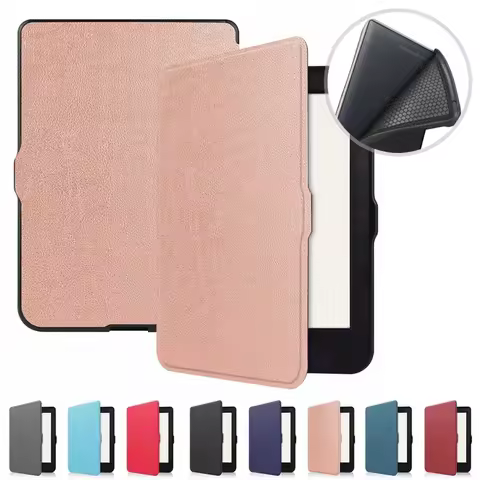 Slim Lightweight Smart Cover for Funda Kobo Nia 2020 6 Inch PU Leather Ereader Flip Cover For Hoesje