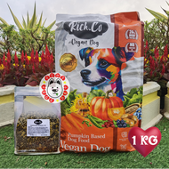 🎃RICH.CO🎃 PUMPKIN BASED VEGAN DOG FOOD 1 KG