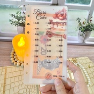 6 pcs Saving A6 Cash Envelope @ Cake Saving $600