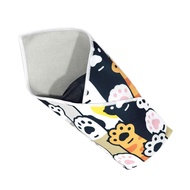 Cat Swaddle Wrap For Nail Trimming Fabric Blanket To Wrap Cat Adjustable Cat Burrito Wrap Multifunct