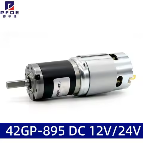 MAX 500KG 42GP-895 42MM DC Speed Motor DC12v 24v 19-2700rpm high power speed regulation positive and