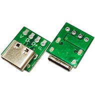 Shipped From Thailand TYPE-C Female Test Board Double-Sided Positive And Negative Plug USB3.1 16P To