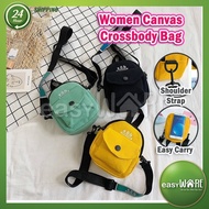 Women Canvas Small Sling Casual Crossbody Shoulder Handbag Mobile Phone Messenger Bag Sling Bag