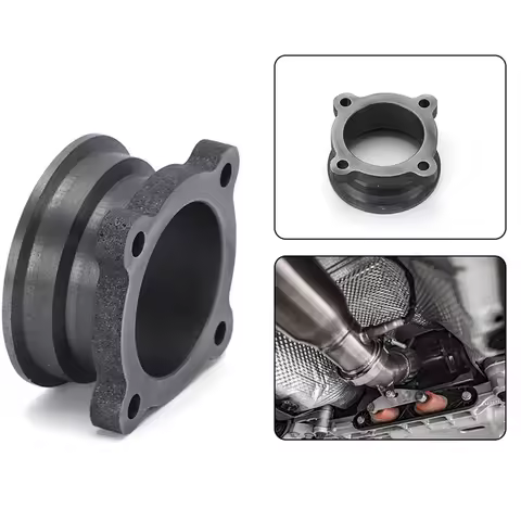 Auto 4 Bolt Exhaust Flange Adapter 2.5" to 3" V-Band Turbo Downpipe for GT35 GT30