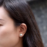 三角窗方耳環