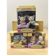 Sylvanian Families Twins Series Elephant Flora Cat Deer Flora Chocolate Rabbit Fennec Fox