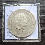 1855 Kingdom of the Two Sicilies(Italian States) 120 Grana - Ferdinand II