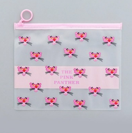 Gratis Ongkir - Tempat Pensil Transparan Unicorn & Pink Panther / Map File Unicorn / Zipper Bag