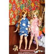 [Cat Cat's Nest] azone Blue Pink Rice Cake Rabbit Gemini Jinping Kimono Araki Baby Clothes licca Sma