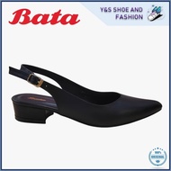 BATA WOMEN BLACK FORMAL OFFICE HEELS 711-6662 | Kasut Pejabat Bata 6662