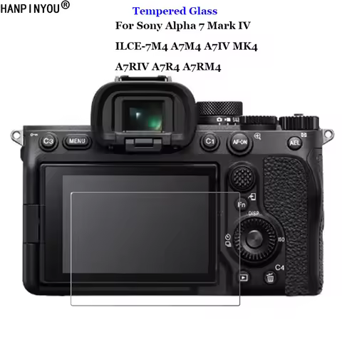 For Sony Alpha 7 Mark IV ILCE-7M4 A7M4 A7IV MK4 A7RIV A7R4 A7RM4 Tempered Glass 9H 2.5D Camera LCD S