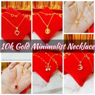 10k Pure Gold Minimalist Necklace / Lightweight Necklace for Women