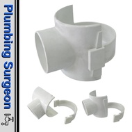 Pvc Putih Paip Putih Plumbing UPVC Boss Connector 110MM X 50MM Plastic Fitting Upvc Fitting Paip Pvc
