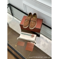 gff Lp Loafers Spring/Summer 2025 - Genuine Leather & Suede Women's Slip-Ons