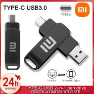 Xiaomi TYPE-C USB3.0 Two-In-One Flash Drive 16GB 32GB 64GB 128GB 256GB 512GB 1TB 2TB Metal Pen Test Driver