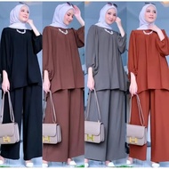 Ayyara One Set Wanita Terbaru Setelan Tunik Oversize LD 100 Sampai 125 Bahan Tebal Dan Lembut One-Se