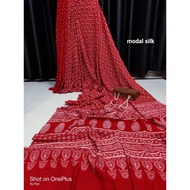 Handloom ajrakh saree