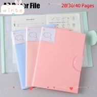 WINTE 1Pcs A3 Paper File Folder, Student Stationery Picture Album A3 Document Bag, Office Supplies 2