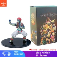 [Free Shipping]15cm Anime Demon Slayer Kimetsu no Yaiba Figure Akaza Twelve Kizuki Ghost PVC Action 