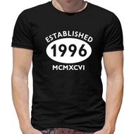 Roman Numerals Birthday 1996 Mens T-Shirt - 23Rd - 23 - Birthday - Gift -Present