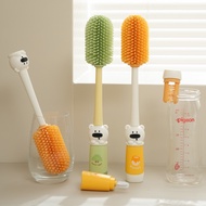 Cartoon Cartoon Four-in-One Long Handle Cup Brush Water Cup Cleaning Handy Tool Multifunctional Milk