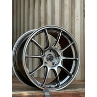 RS PERFORMANCE TC105x Thailand WedsSports TC105x 🇹🇭 18x8.5 5H112/114.3 ET38 (New Rim) - Ready Stock 