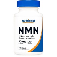 【Direct from japan】Nutricost NMN (Nicotinamide Mononucleotide) 60 Capsules  30-Day Supply - Non-GMO 