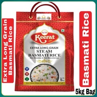 5Kg Keerat Steam Basmati Rice Extra Long Grain ..