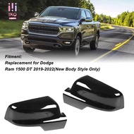 Rearview Mirror Cover Side Wing Mirror Housing for  Ram 2019-2022 6RP44KXJAA 6RP45KXJAA