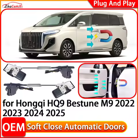 ZhuCamX for Hongqi HQ9 Bestune M9 Car Automatic Electric Soft Close Door Closer Power Closing Door C