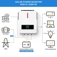 VICTOR INVERTER SOLAR CONTROLLER HYBRID DC 48V TO AC 230V 6200W - ECO-6.2KW-PLUS - WHITE - Galaxy Fu