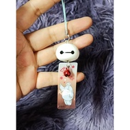 Rare Very Cute Disney Store Baymax Wind Chime Secret Strap Keychain Big Hero
