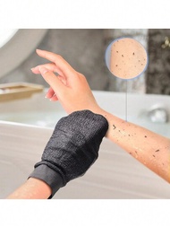 1 件裝韓國去角質手套,用於去除死皮。 100% 黏膠深層去角質手套 - 非常適合身體磨砂、毛周角化症和曬黑。輕鬆平滑肌膚表面。