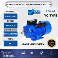 ENGA YC Motor 1.5HP~3HP(1.1KW~2.2KW) Single Phase Motor YC B3 Foot Mounting Motor Electric Motor