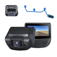 Dash Cam, Front and Rear 1080P Dash Camera for Cars, Optional GPS, 170° Wide Angle, Support 128GB Re