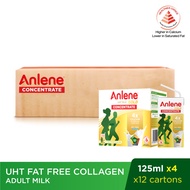 [Carton of 12] ANLENE Gold UHT Concentrate - Fat Free with Collagen (4 x 125ML)