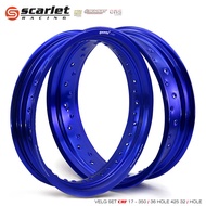 Scarlet Racing - Velg Pelak Pelek Rim Aloy Set Ring 17 350 36 Hole 17 425 32 Hole