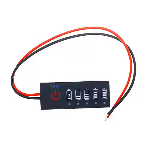 1S 2S 3S 4S 5S 3.7V-72V Lithium Battery Li-po Li-ion Capacity Indicator Board Power Display Charging