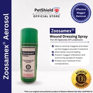 Zoosamex®️ Aerosol Wound Dressing Spray Zoosamex Original Spray Luka Haiwan 375ml