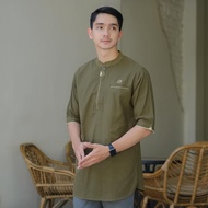 Hmd-Store Baju Koko Pria Style Muslim Pria Baju Koko Dewasa Terbaru 2023 YY9722