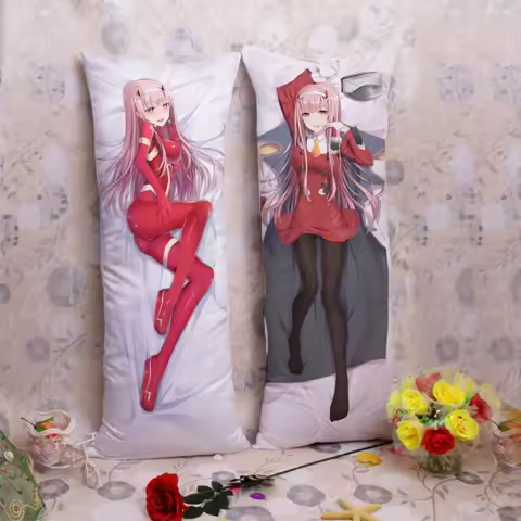Anime DARLING in the FRANXX Zero Two Dakimakura Cover Adult Body Pillow Case ACGN Hugging Pint Pillo