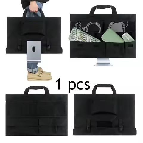 1pcs Protective Storage Bag Computer Monitor Computer Desktop Dust Cover Dustproof Protect Portable 