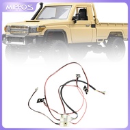Mippos ระบบชุดเชื่อมไฟ RCพวงมาลัยติดตั้งได้ง่ายอเนกประสงค์สำหรับ MN82 1/12รถ RC อุปกรณ์แต่งรถยนต์งาน