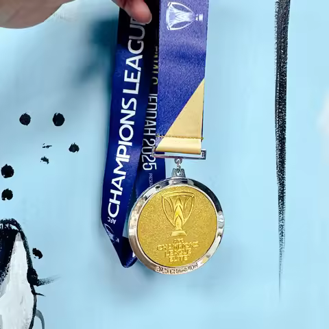 Elite Champions 2025 Al-Ahli Saudi Football Club AFC Champions League Medal Frame(Medal Included)