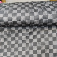 PREMIUM GREY SQUARE BABY CANVAS FABRIC