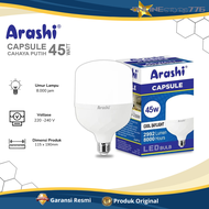Bohlam LED ARASHI Capsule LED 40Watt / Lampu LED 40W Cahaya Putih Garansi RESMI HANNOCHS 1 Tahun