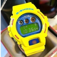 GSHOCK ELECTRIC YELLOW SHOCKING COLOUR TRENDING DW6900 NB7/PL9 DIGITAL MEN WATCHES