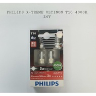 PHILIPS X-TREME ULTINON T10 LED BULB 4000K (24V)